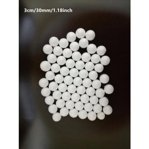 3cm 180pcs 1.18 inch White Modelling Polystyrene Styrofoam Foam Balls Craft Decoration Supplies Decorative Ball