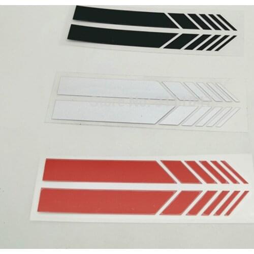 2pcs Car Styling Rear View Mirror Stickers for subaru hyundai creta vw polo sedan skoda kodiaq honda dio kia cerato h7