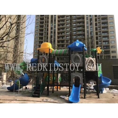 Pure Fun Animal Series School Playground Structure Exported to USA Door to Door HZ-YC7P002