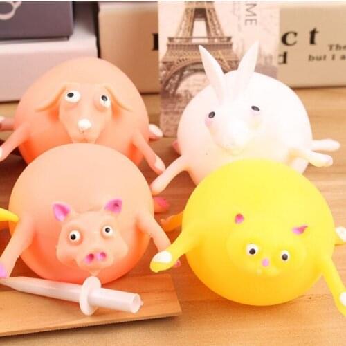 DIY Fun Balloon Inflator Creative Inflating Animal Balloon for Boys Girls Assembled Bobo Sticky Toys anti-stress toy