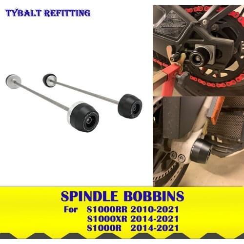 For BMW S1000RR 2010-2021 S1000R S1000XR 2014-2021 F900R F900XR 2020 2021 Front Rear Axle Sliders Wheel Protection