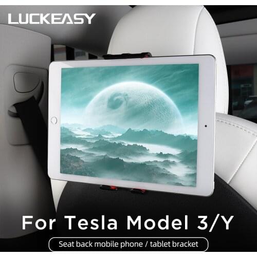 For Tesla Model 3 modelY Car Mobile Phone Holder Air Outlet Mount GPS Stand Navigation Bracket Back Seat IPAD Holder Accessories