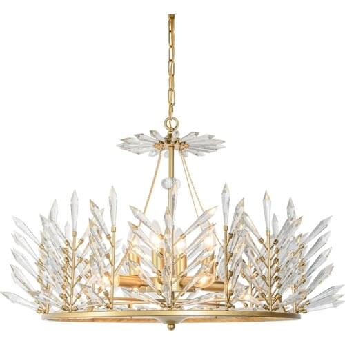 Luxury Living Room Crystal Chandelier Lighting Lustre Plafond Verlichting For Bedroom Lamp