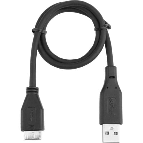 0.5m USB 3.0 Cable Type A Male to USB 3.0 Micro B Male Adapter Cable Converter for External Hard Drive Disk HDD
