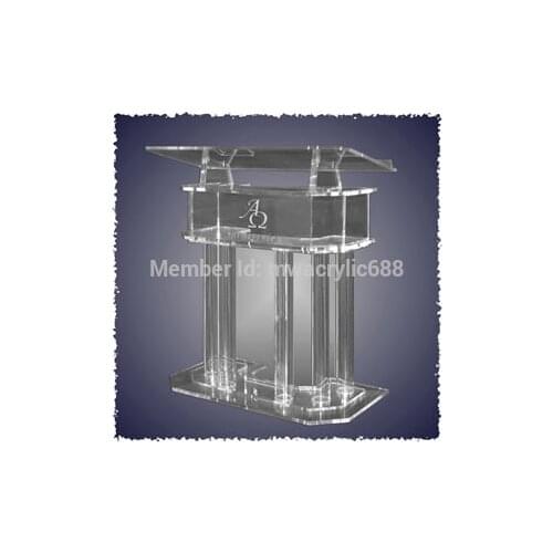 Pulpit furnitureFree Shipping HOT SELL Beautiful Elegant Acrylic Podium Pulpit Lecternacrylic pulpit plexiglass