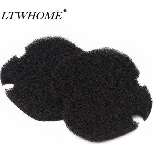 LTWHOME Black Fine Foam Filter Fit for AquaManta EFX 200 External Filter