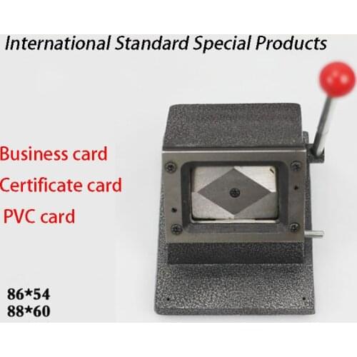 Driving permit cutting machine 88*60 License photo ID card Cutter manual PVC card cutter 86*54mm Round angle