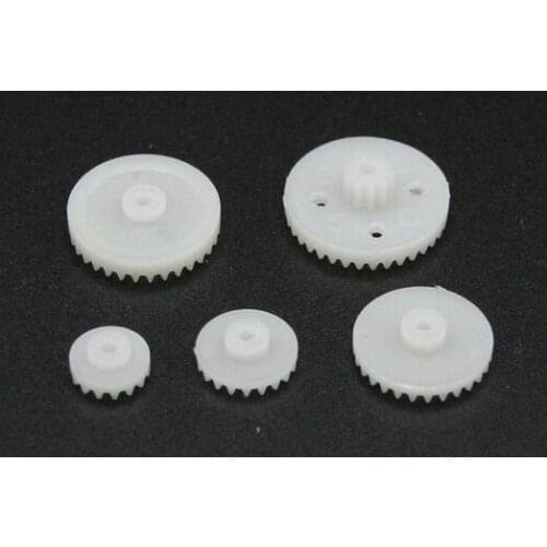 Model Toys Nylon Plastic Gear Crown Teeth Right Angle Steering Drive Differential 0.5 Modulus Double Tools 2021