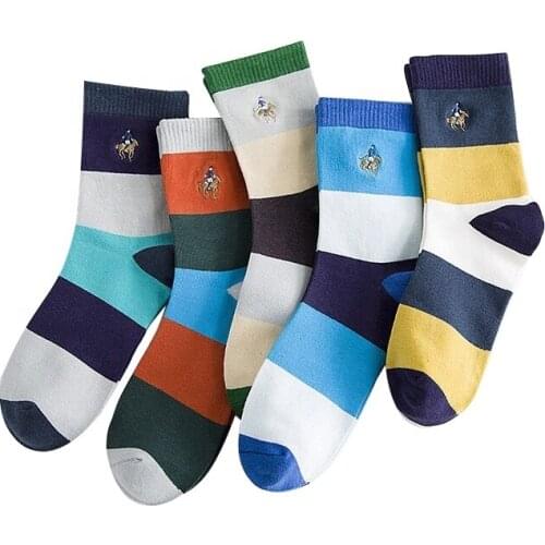 Autumn Winter New Style Business Middle Stockings Cotton Work Sport Long Embroidery Machine for Sock