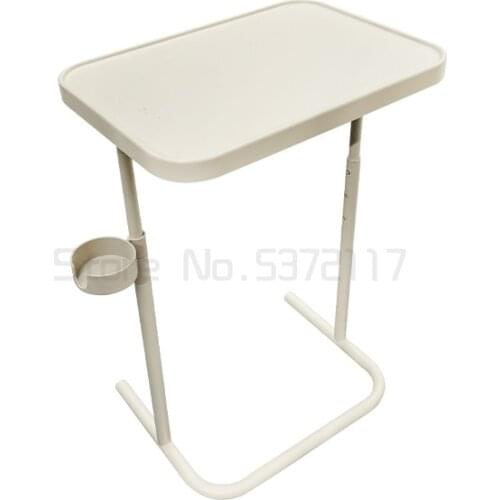 Household computer table side table notebook support folding table with cup holder