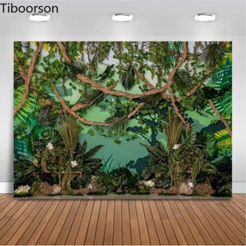 Safari jungle theme photo shoot background for photography newborn baby kids portrait birthday theme party decoration backdrop