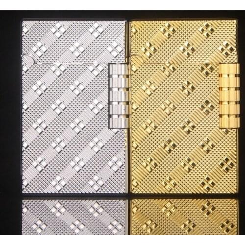 Oblique Square Lattice Grinding Wheel and Open Flame Lighter with Loud Sound Briquets Et Accessoires Fumeurs Smoking Accessories