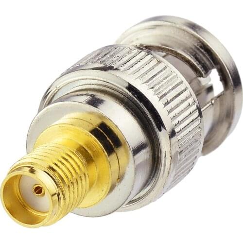 Superbat SMA-BNC Adapter SMA Jack to BNC Plug Straight RF Coaxial Connector