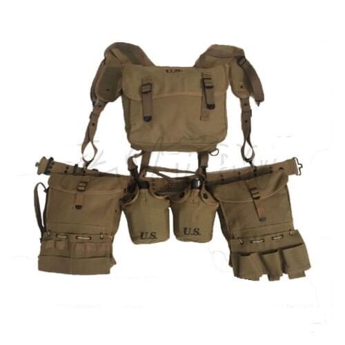 WWII US USMC SOLDIER COMBAT FIELD MEDIC EQUIPMENT FIELD KIT CANTEEN MILITARY SOLDIER COMBINATION