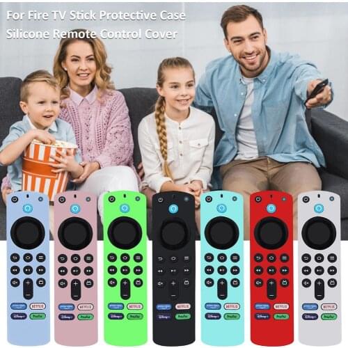 ​for Fire TV Stick (3rd Gen) Protective Case Silicone Non-slip Remote Control Cover 360-degree Protection Washable Control Cov