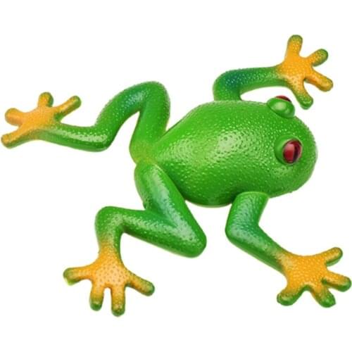1Set Vivid Prank Joke Props Realistic Model Frog Toy for Party & Family Game Props Desktop Decoration Sensory Fidget Kit 69HE