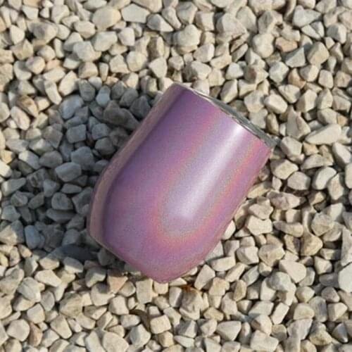 20pcs 12oz Ocean Inspired Glitter Tumbler Stainless Steel Wine Thermos Coffee Mug Egg Cup Stemless Tumbler Bridesmaid Gifts