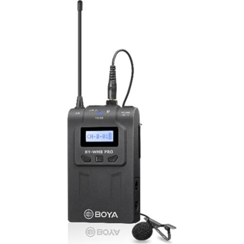 BOYA TX8 Pro Wireless Bodypack Transmitter Lavalier Condenser Microphone Kit Digital UHF 100m System for RX8 BY-WM8 Pro K2 K1