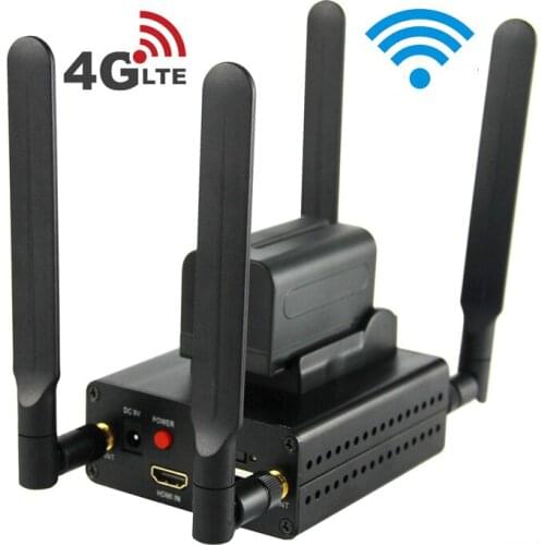 H.264 / H.265 HDMI Wireless Video Encoder for live streaming over 4G to Youtube