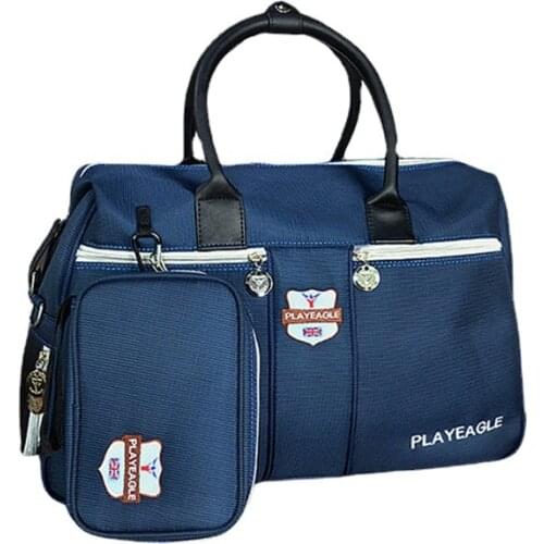 Large Capacity Golf Clothing & Shoes Boston Bag with Golf Club Equipment Pouch Fitness GYM Sports Holdall Travel Duffle Bag