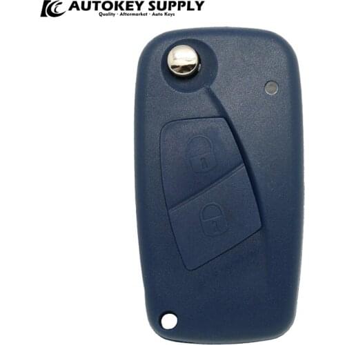 ForFiat Punto Stilo Idea 2 Buttons Remote Flip Key Shell (Blue) AKFTF104