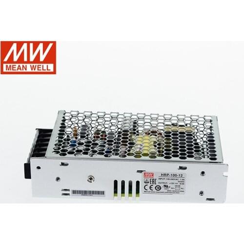 MEAN WELL HRP-100-12 100W 12V Switching Power Supply 110V/220V AC to 12V DC 8.5A 102W Meanwell Transformer SMPS with PFC