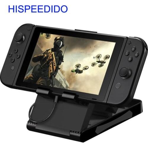 HISPEEDIDO 10pcs/lot Compact Collapsible Portable Play Game Controller Console Stand Bracket Holder For Nintendo Switch OD#S