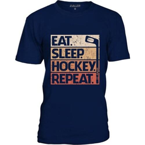 Cool Hockey Hockey Fans Cotton T Shirts super goalie