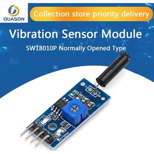 Vibration Sensor Module Normally Opened Type SW18010P Vibration switch alarm sensor module for Arduino