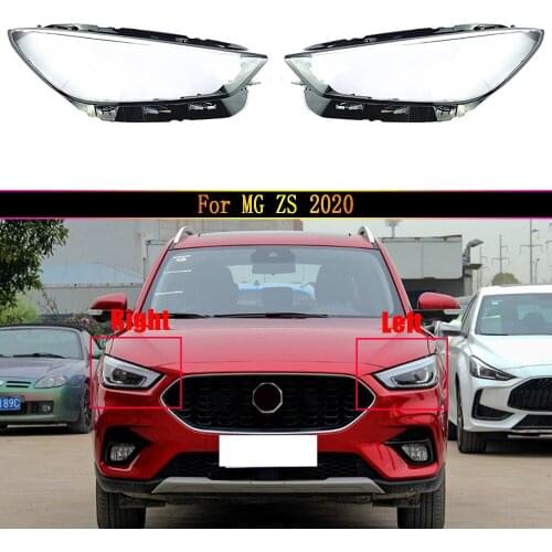 For MG ZS 2020 Headlamp Shade Transparent Lamp Shade Glass Front Headlight Cover Lens lampshade