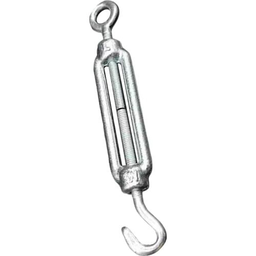 316 Stainless Steel DIN1480 Eye Hook Turnbuckle Wire Rope Cable Tension 12mm