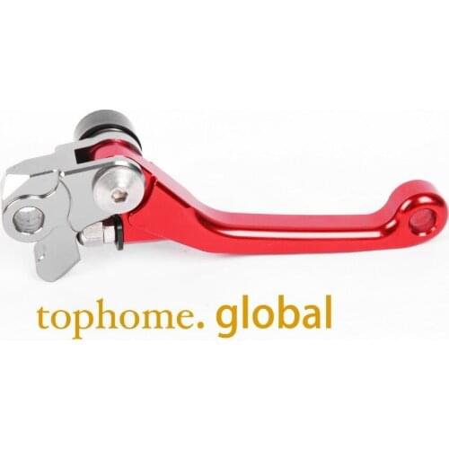 New Motorcycle Top Quality CNC Aluminum Pivot Dirt Bike Brake levers Red Colour For Suzuki RM85 2005-2013 2006 2007 2008 2009