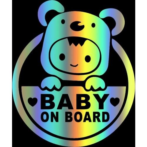 S51610 Various Sizes/Colors Car Stickers Vinyl Decal Baby On Board Motorcycle Decorative Accessories