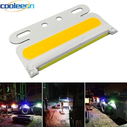 24V High Quality Truck Stoplight Turning Lamp Decor Tail Lights Night Signal Lighting COB LED Waterproof Lorry Brake Bulb