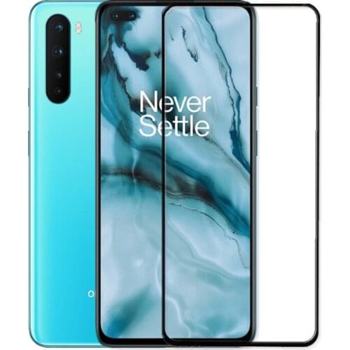 Screen Protector for OnePlus Nord N10 5G OnePlus Nord N100 Tempered Glass for One Plus Nord Full Cover Glass Film Black Border