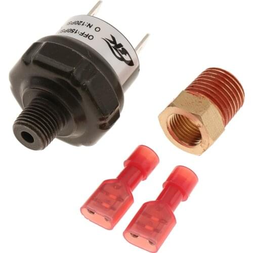 12V Metal Compressor Air Tank Pressure Switch 120 psi ON and 150 psi OFF