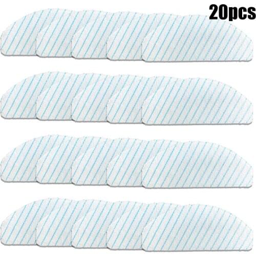 20PCS Microfiber Mop Cloth Fit For ECOVACS Deebot T8 Max T8 T8 AIVI T9 T9 AIVI *100%Brand New And High Quality