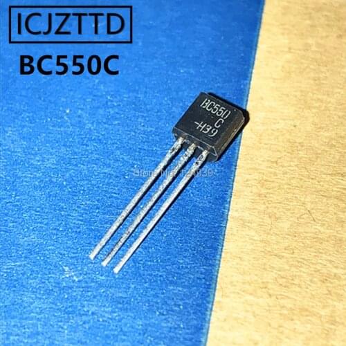 BC550C BC550 Original NEW TO-92 TO92 BC550B