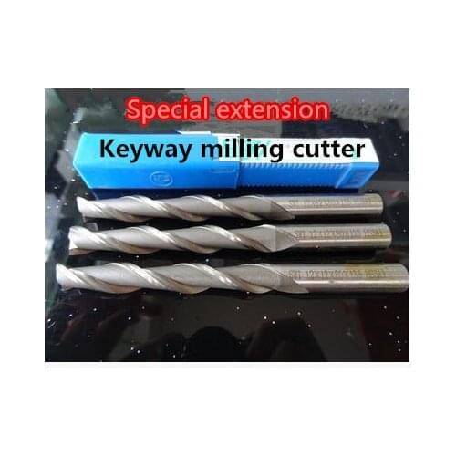 Free Shipping 2F 1PCS 6mm-20mm high speed steel straight shank vertical milling cutter milling cutter of end milling cutter