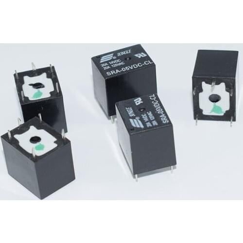 Black 5 v SRA -5 feet 5 VDC - CL 20 a SONGLE relay