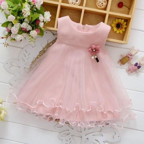 Autumn Winter Sleeveless Baby Infants Girls Kids Children Woolen Mesh Princess Party Birthday Ball Gown Dress Tutu Vestido S5758