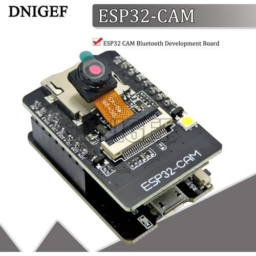 ESP32-CAM-MB WIFI ESP32 CAM Bluetooth Development Board with OV2640 Camera MICRO USB to Serial Port CH340G 4.75V-5.25V