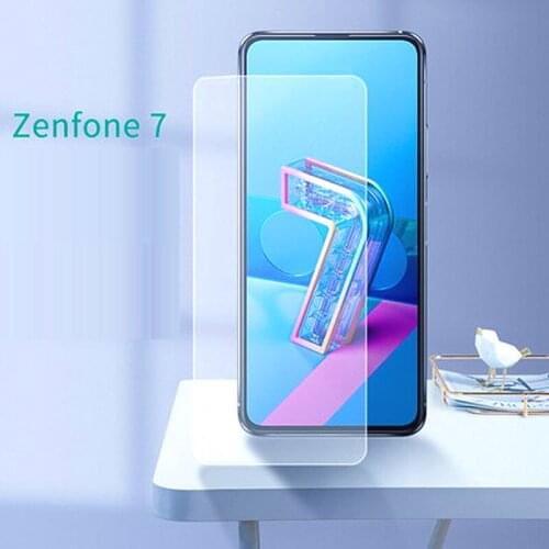 HD For ASUS ZenFone 7 Tempered Glass Protective For ASUS ZenFone 7 Pro ZS670KS Screen Protector Phone Cover Glass