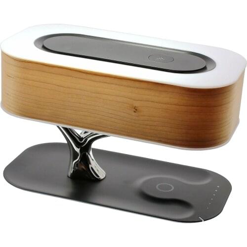 Bedside Lamp 3 in 1 Wireless Charging Station and Bluetooth Speaker