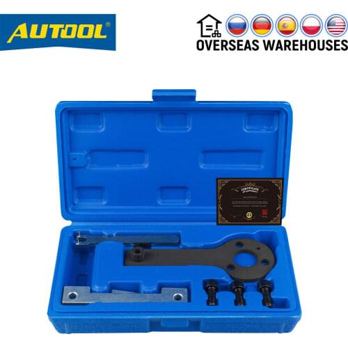 AUTOOL Car Camshaft Locking Camshaft Changing Timing Belt for Chrysler Fiat 500 Punto Evo Panda 1.1 1.2 1.4 L 8v Petrol Engine