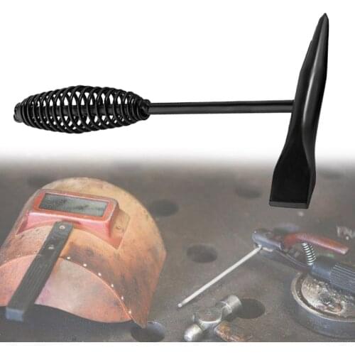 300g&500g Welding Hammer Spring Handle Rust Slag High Carbon Steel Descaling Shockproof Manual Rust Remover Derusting Welder New