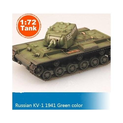 Magic Power 1:72 Scale Tank Model Russian KV-1 1941 Green color 36276 Colored Tank Static Model Tank Collection Tank DIY