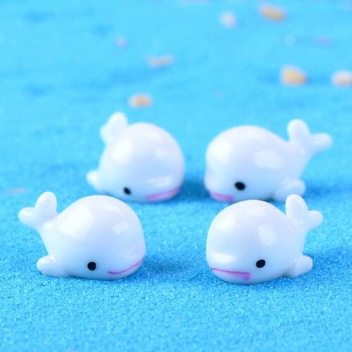 10 Pcs Whale Figurine Miniatures Resin Mini Whale Home Decor Whale Accessories Home Landscape Decoration