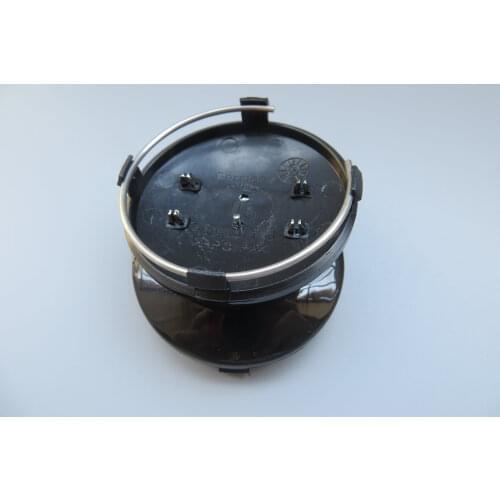 1000pcs 60mm Gray Black Car Wheel Center Caps Rims Cover Emblem Badge Fit A3 A4 A5 A6 Q3 Auto Cars 4B0601170 Hub Caps BY DHL