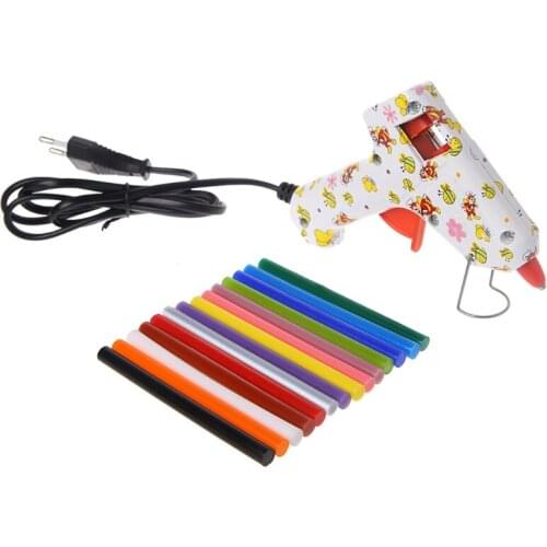 5pcs Hot Melt Glue Stick Colorful 7x100mm Adhesive For DIY Craft Toy Repair Tool